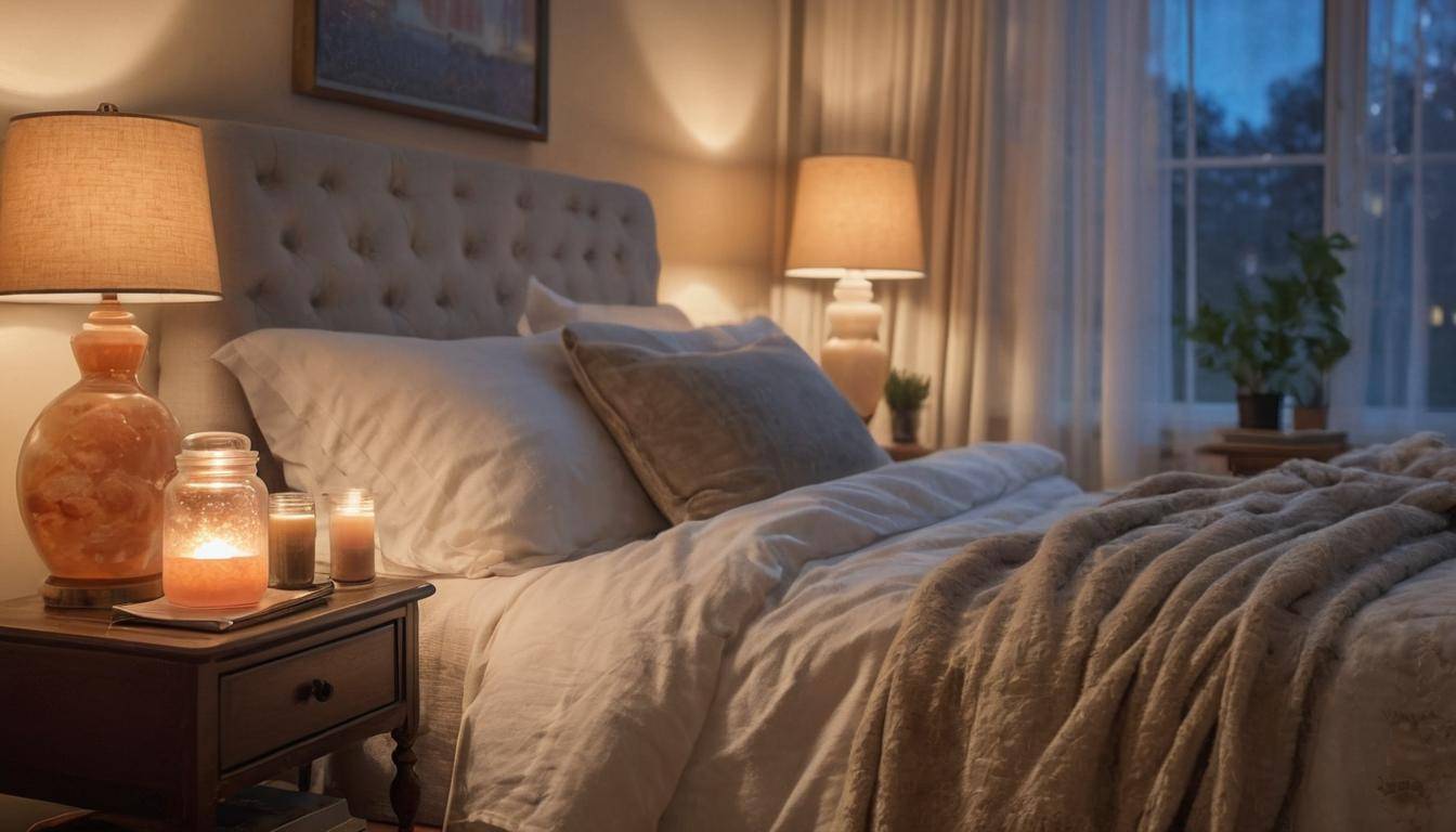 Cozy bedroom for sleep