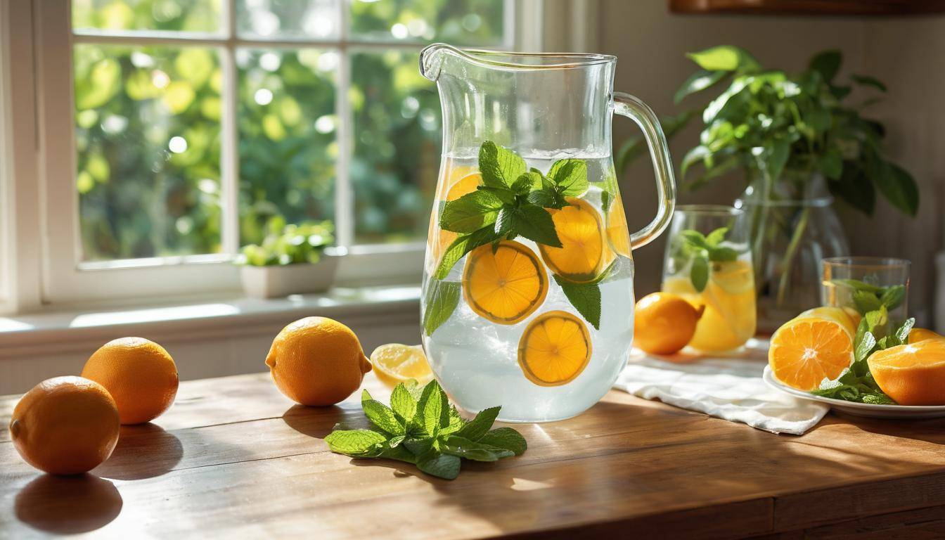 Refreshing infused water