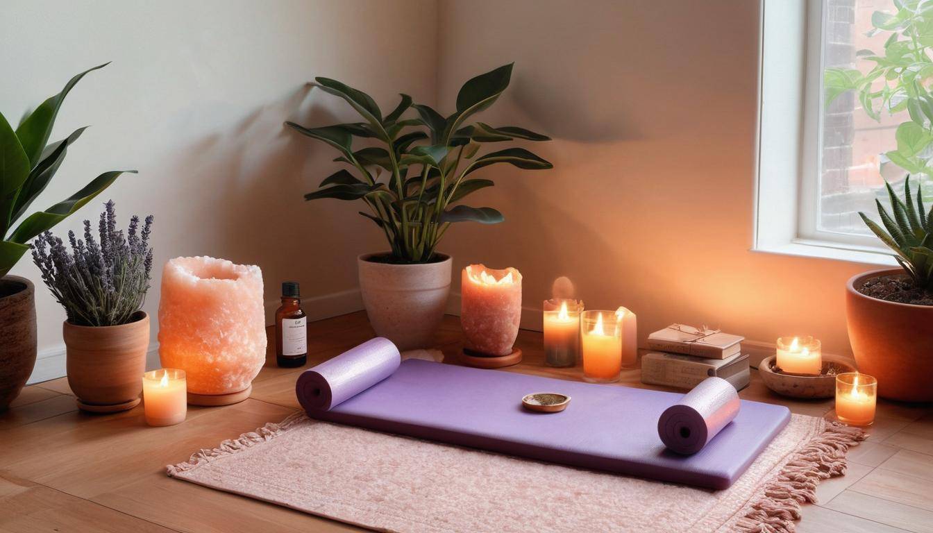 Tranquil meditation corner