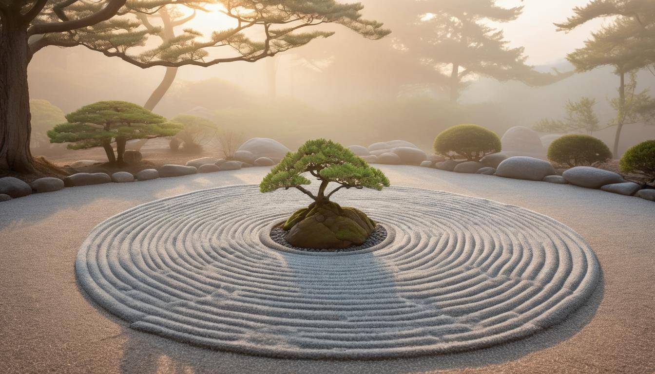 Tranquil zen garden